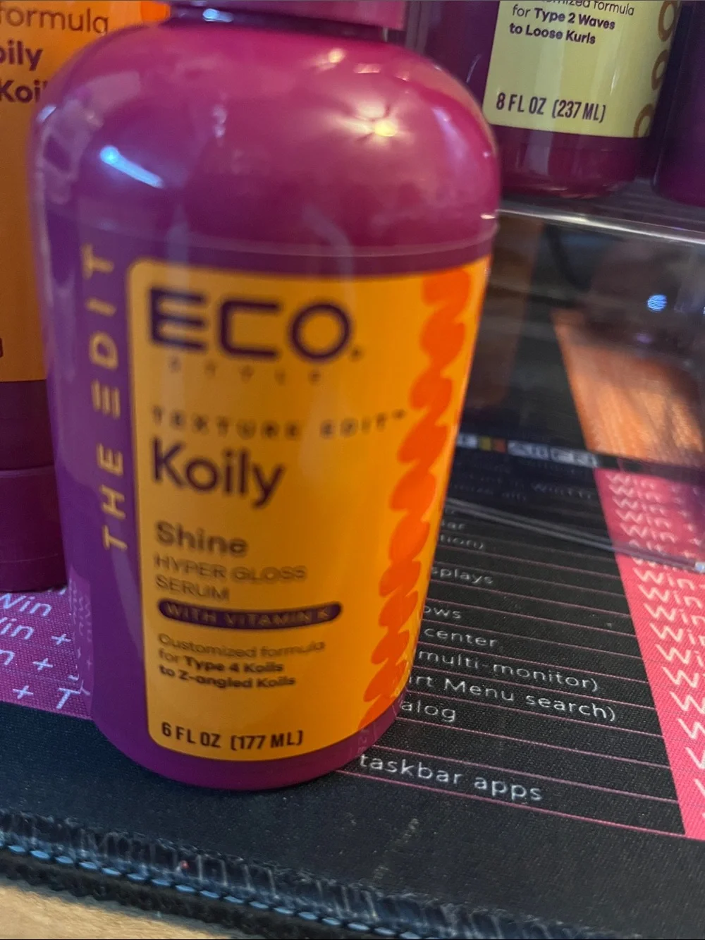 Koily Moisturize Smoothing Butter & Shine Serum — Orange and Magenta